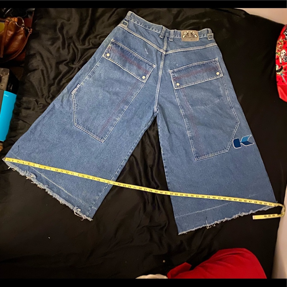 Men’s 1990s baggy gigantic wide leg late 90’s Y2K raver rave jeans denim huge